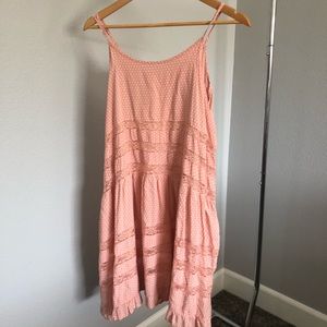 Pink babydoll style dress